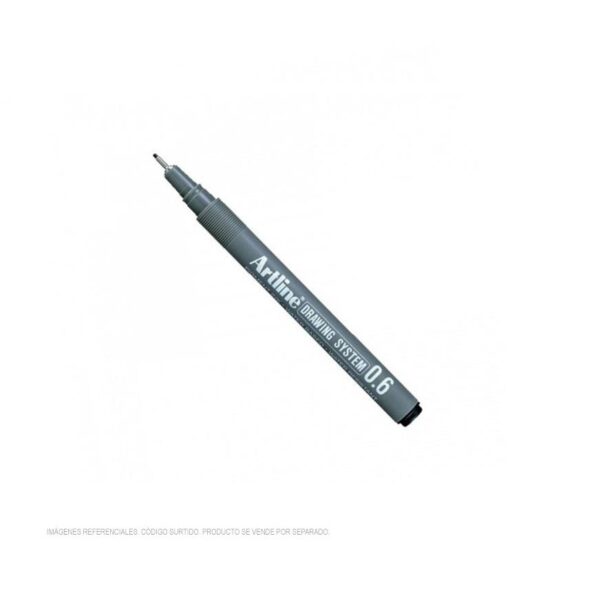 ESTILOGRAFO ARTLINE PUNTA 0.6 NEGRO