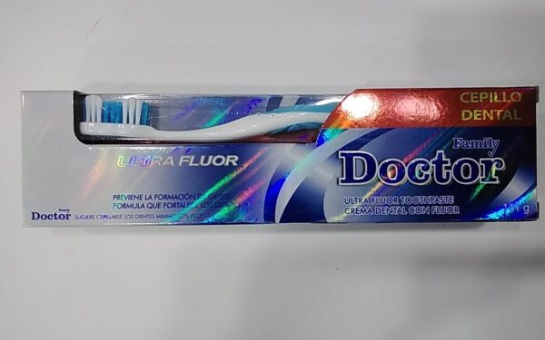 CREMA DENTAL DOCTOR ULTRA FLUOR X 181 + CEPILLO