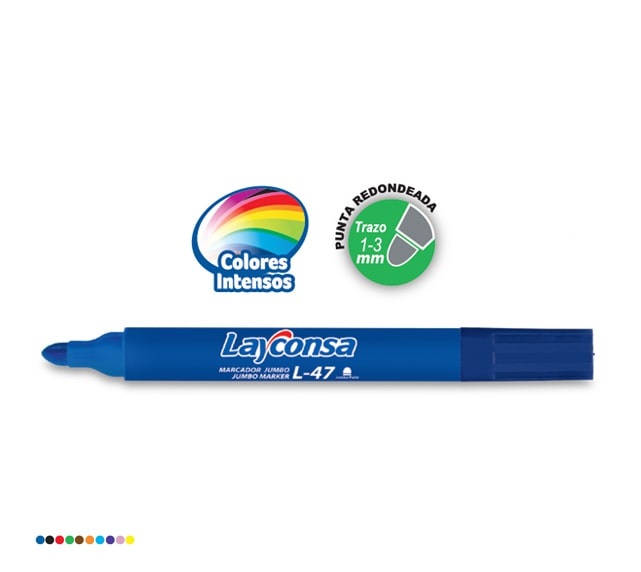 ROTULADOR STAEDTLER COLOR JUMBO TRAZO 3 MM -ESTUCHE DE 12 COLORES S