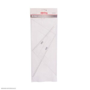 ESCUADRAS ROTRING ACRIL MILIMET X 30CM 2PZ S/N - C/B