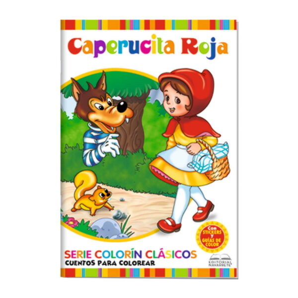 CUENTO NAVARRETE COLORIN T/A4 CAPERUCITA ROJA