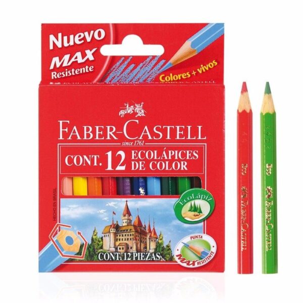 COLORES FABER X 12 CORTOS