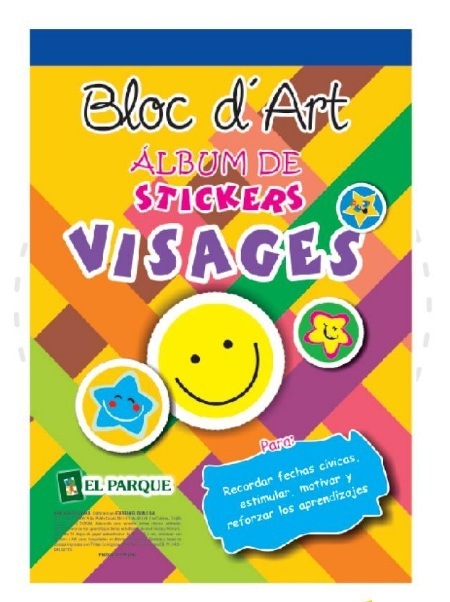 BLOCK "PARQUE" VISAGES STICKERS 16 HJS.
