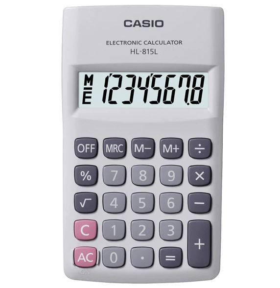 CALCULADORA CASIO HL-815 BLANCO - Imagen 2