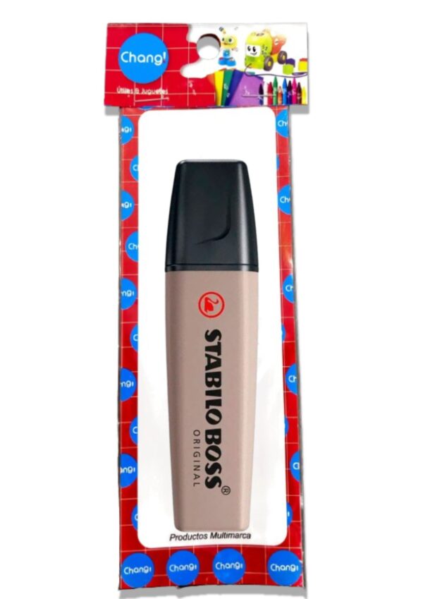 TR-PLUMON STABILO BOSS RESALTADOR GRIS CALIDO 70/193